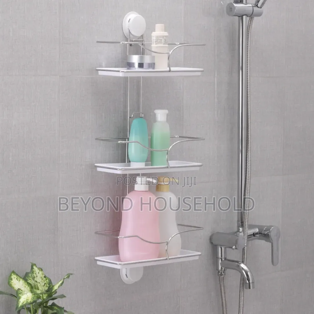 Premium 3-Tier Wall-Mounted Bathroom Organizer
