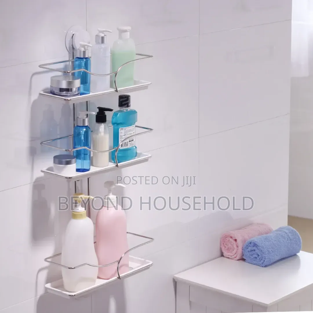 Premium 3-Tier Wall-Mounted Bathroom Organizer