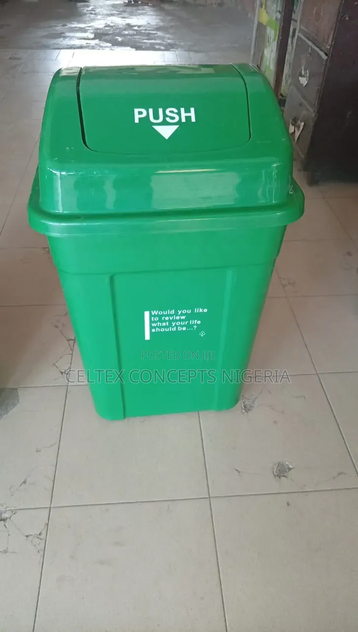 50 Litres Push Cover Waste Bin