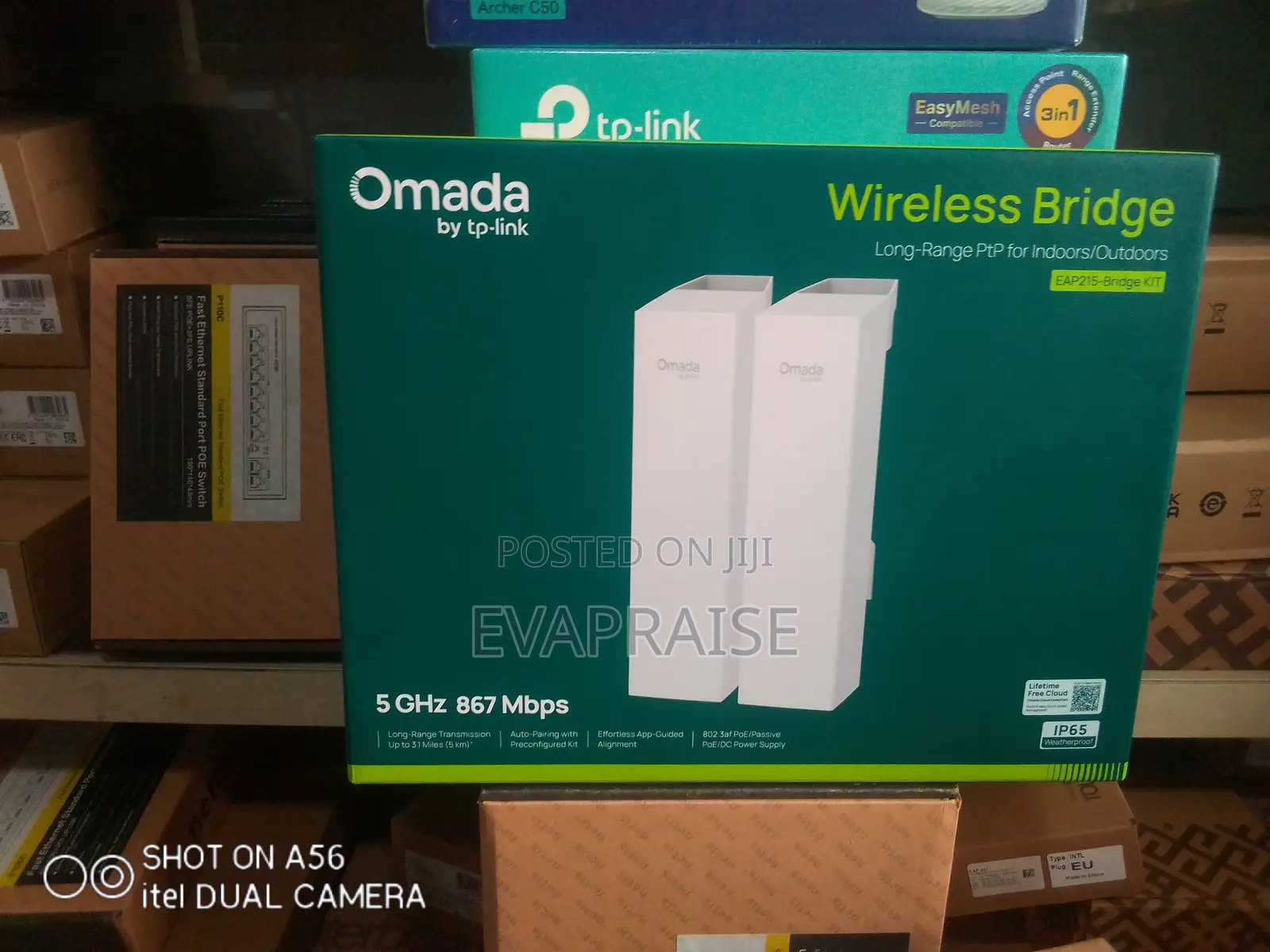 Tp Link 5ghz 867mbps Long Range Access Point Eap215 Bridge Kit