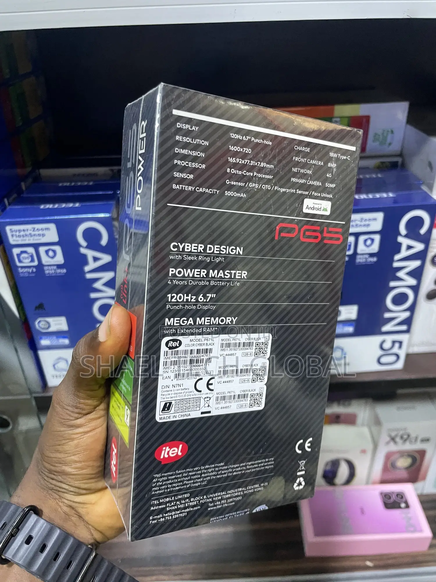 New Itel P65 128 GB
