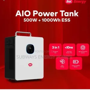 Itel Power Tank 1000wh/500w Inverter Solar Generator