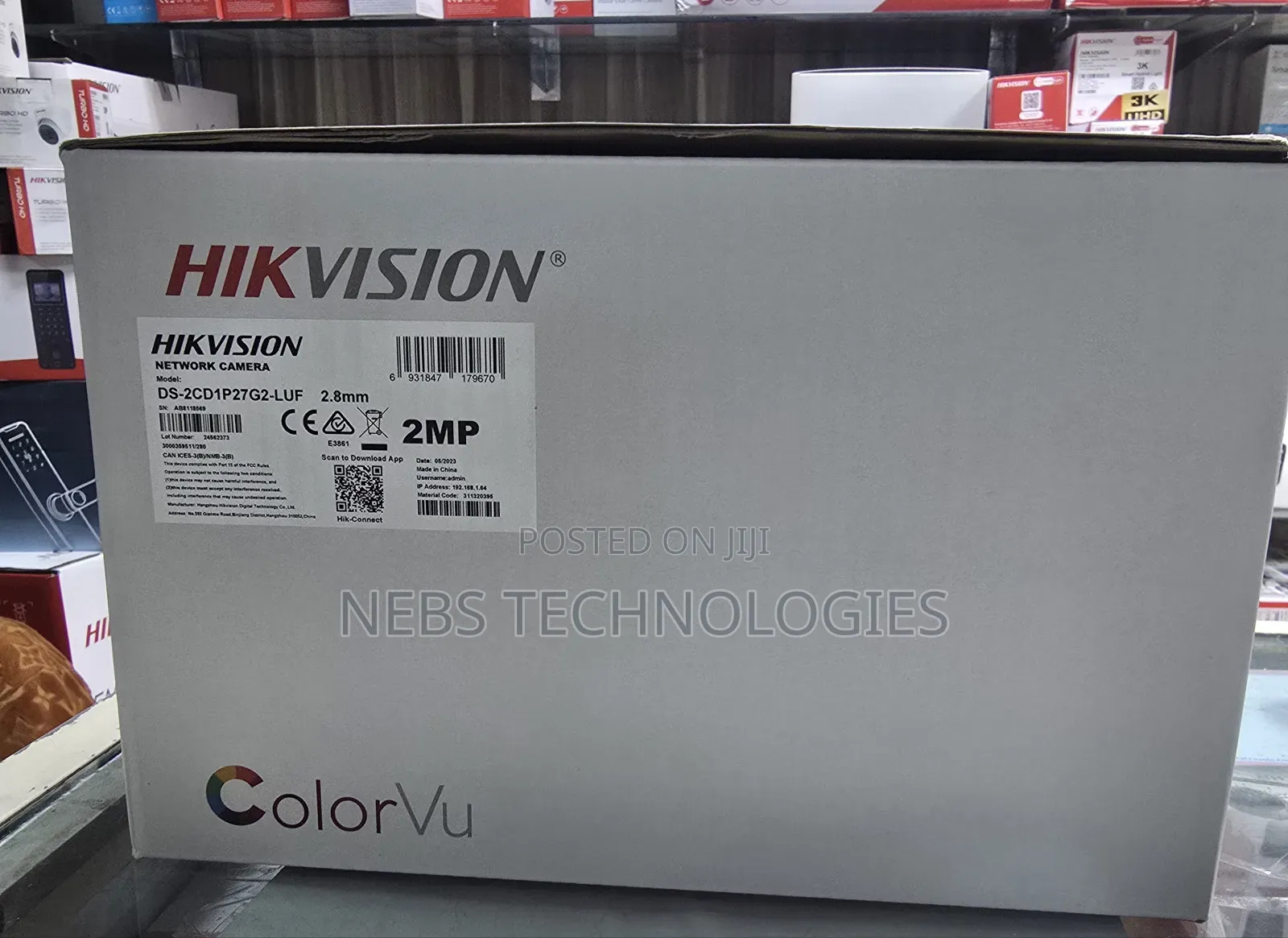 Hikvision 4mp Ip Pt Bullet Camera Ds-2cd1p43g2-Iuf