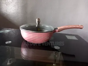 Strong Non-Stick, Glass Cover Pot