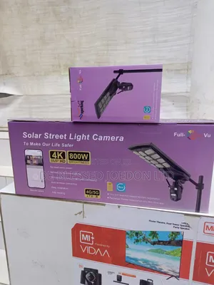Ubox Street Light With Camera and Sim Card