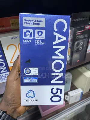 New Tecno Camon 50 256 GB