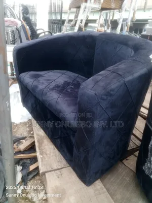 Set Of Sofa Bucket Chairs Black