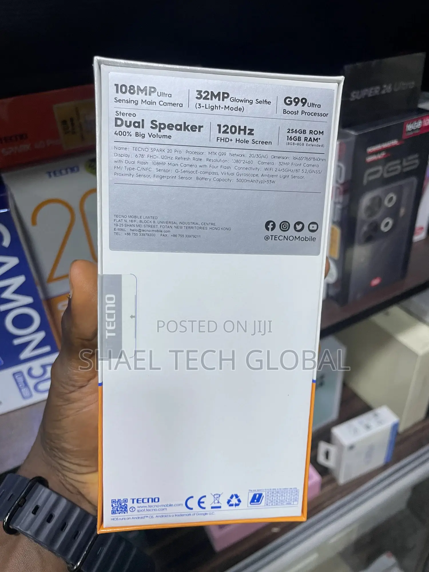 New Tecno Spark 20 Pro 256 GB