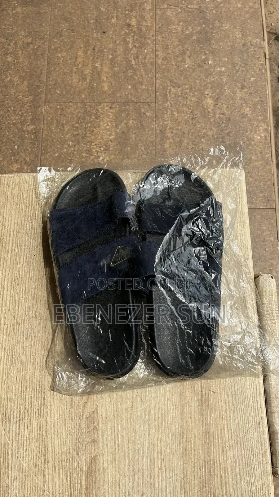 Prada Double Strap Suede