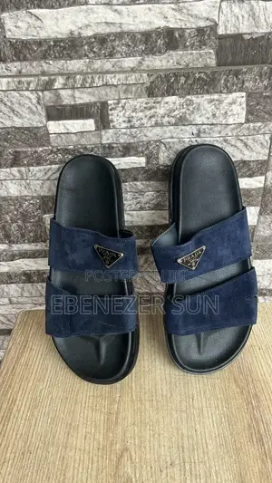 Prada Double Strap Suede