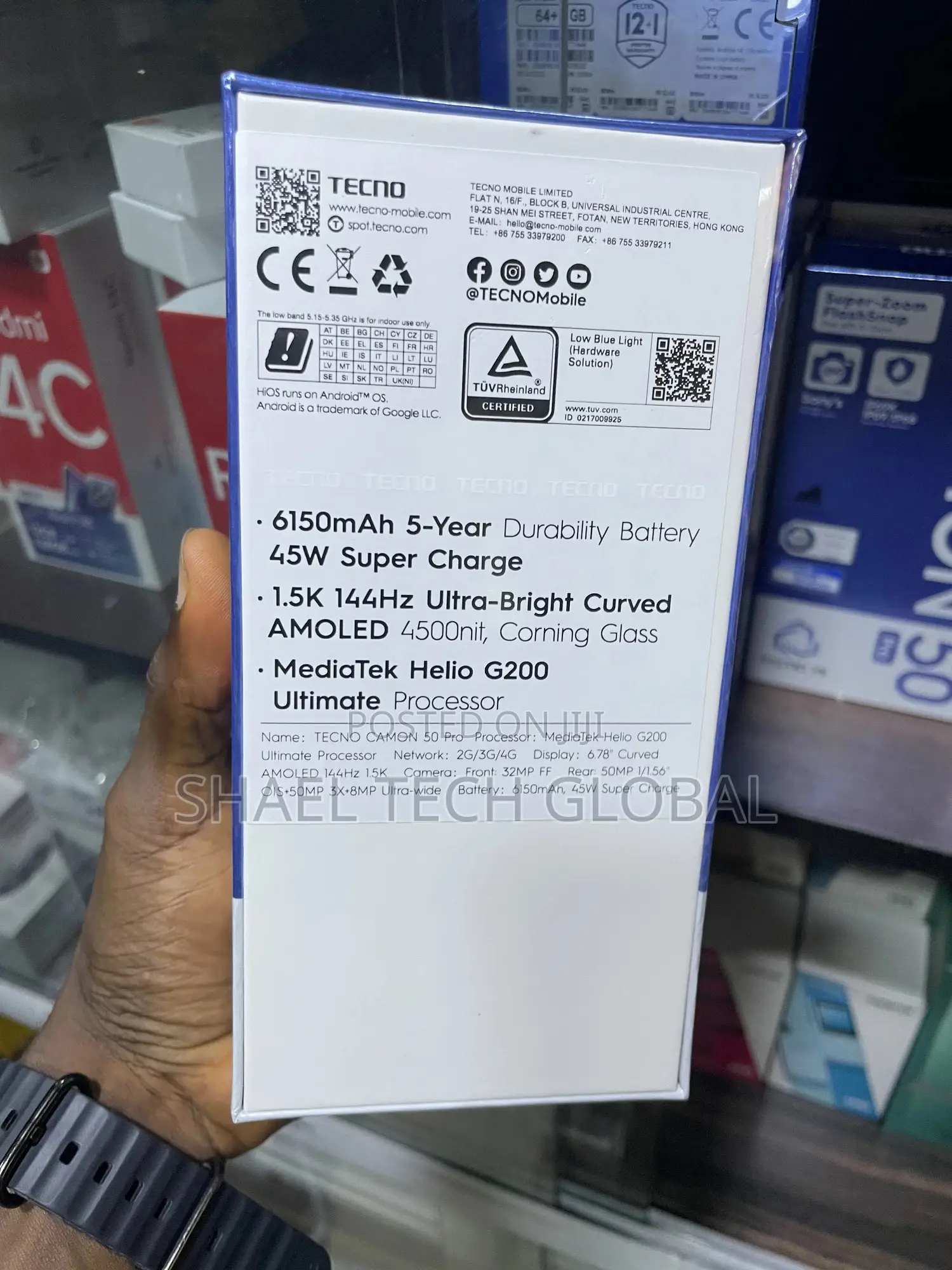 New Tecno Camon 50 Pro 256 GB