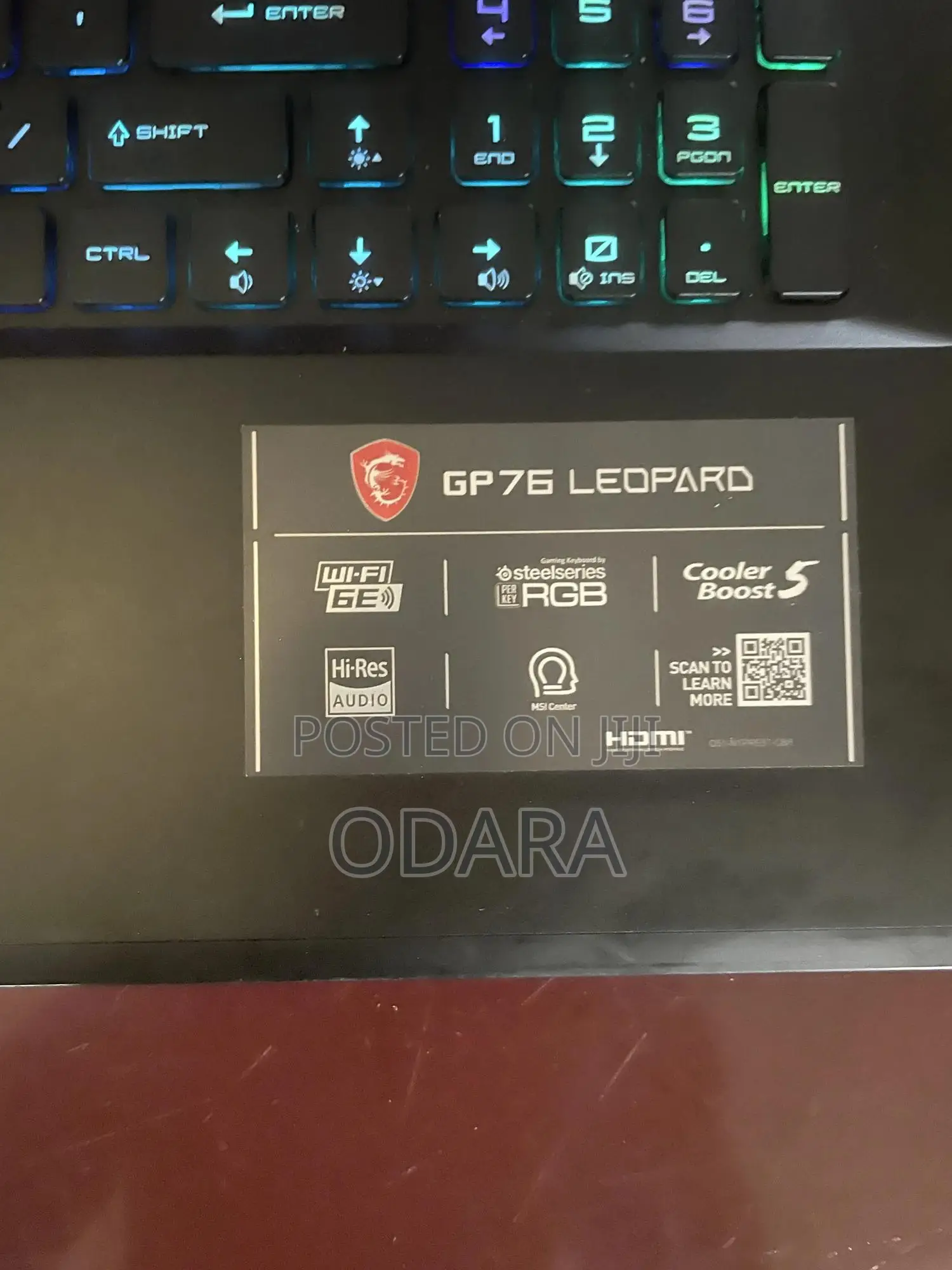 New Laptop MSI GP75 Leopard 16GB Intel Core i7 SSD 1T