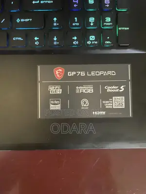 New Laptop MSI GP75 Leopard 16GB Intel Core i7 SSD 1T