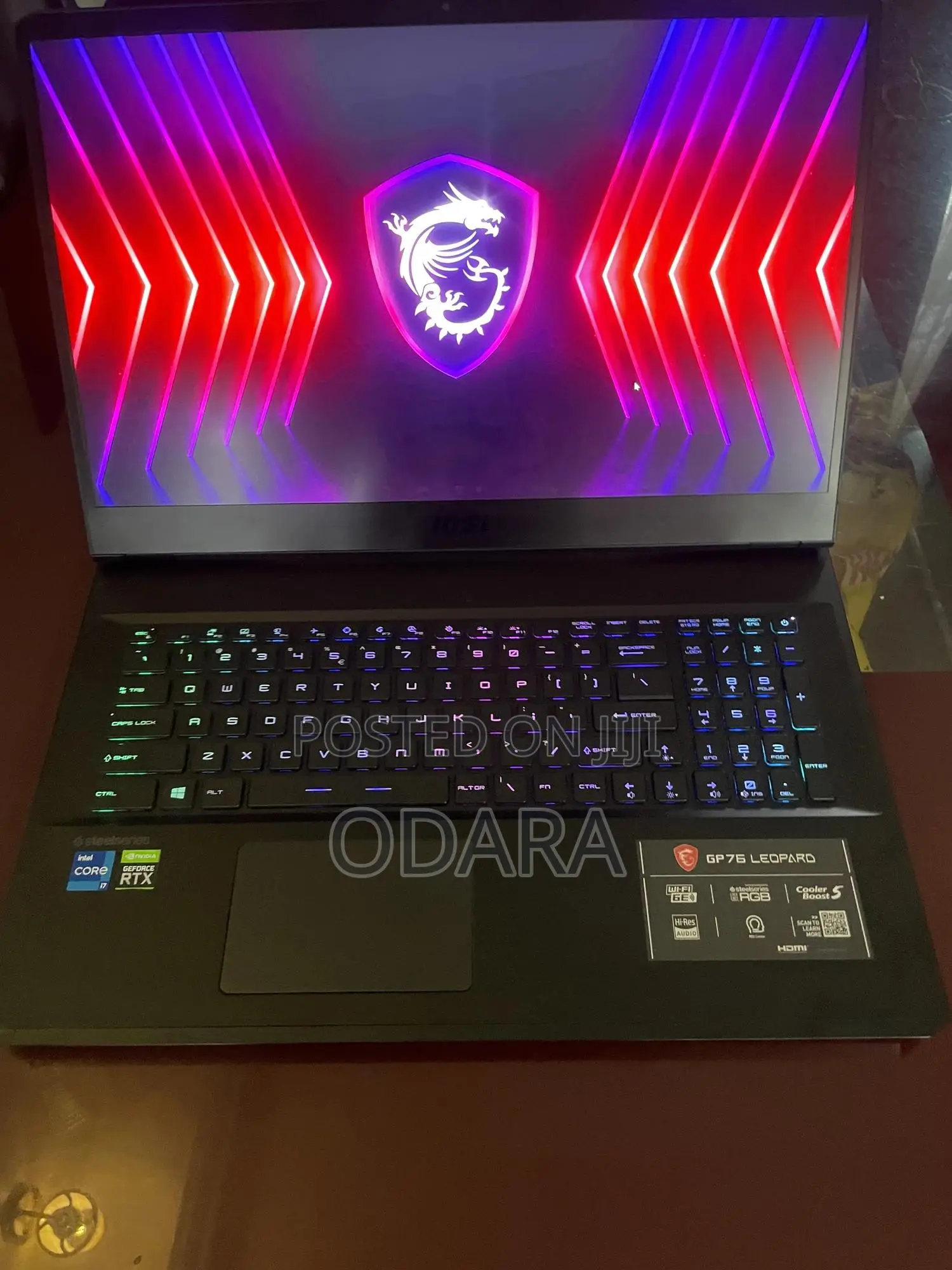 New Laptop MSI GP75 Leopard 16GB Intel Core i7 SSD 1T