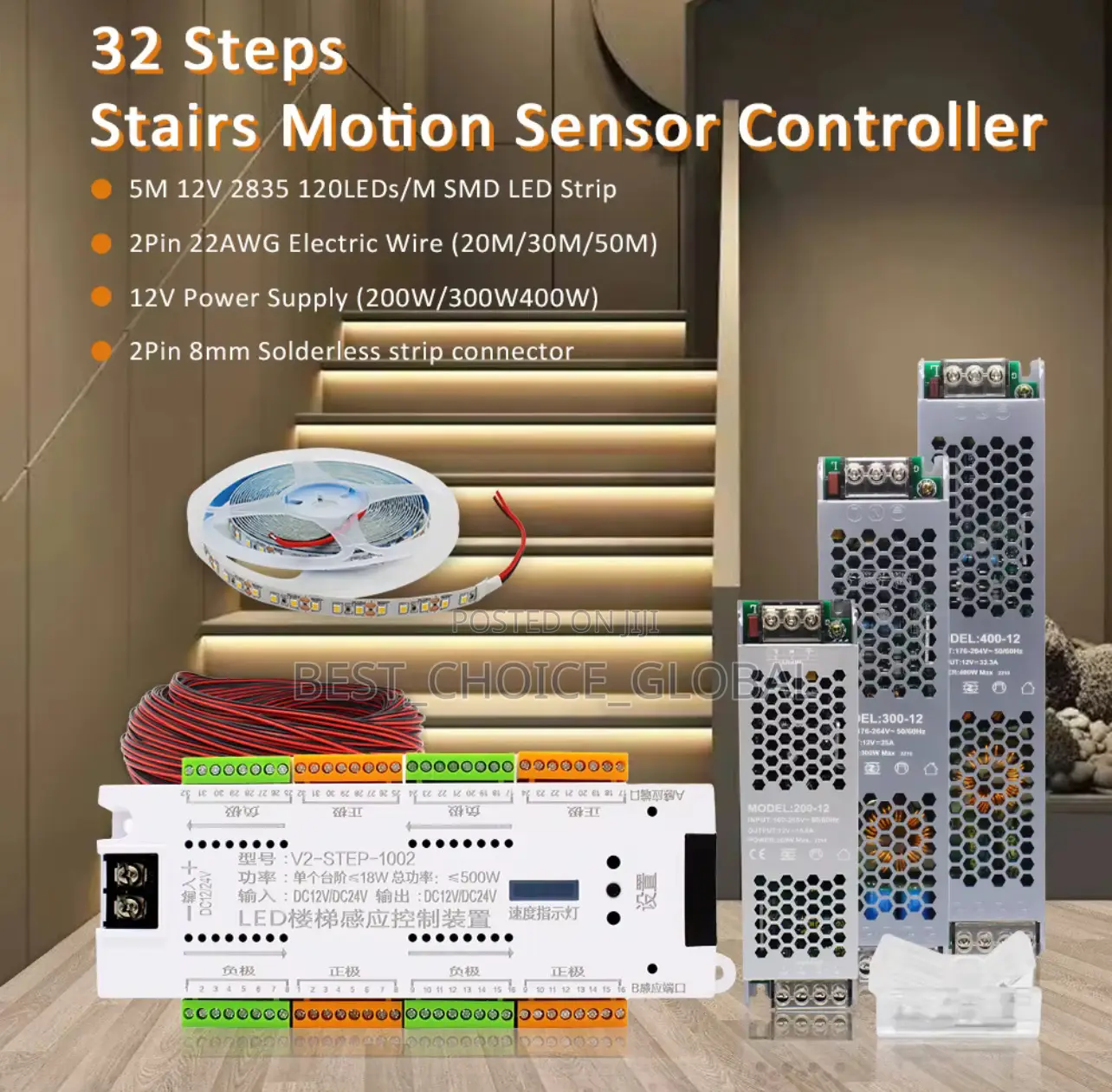 Led Strip Motion Sensor Controller Dc 12v 24v Night