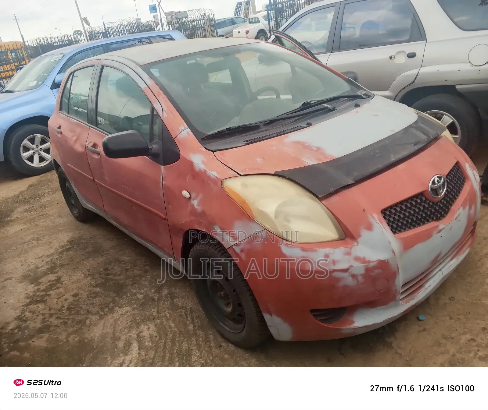 Toyota Yaris 2008 Red