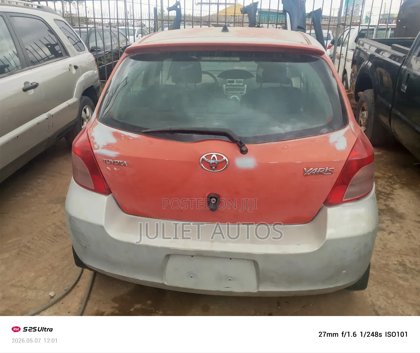 Toyota Yaris 2008 Red