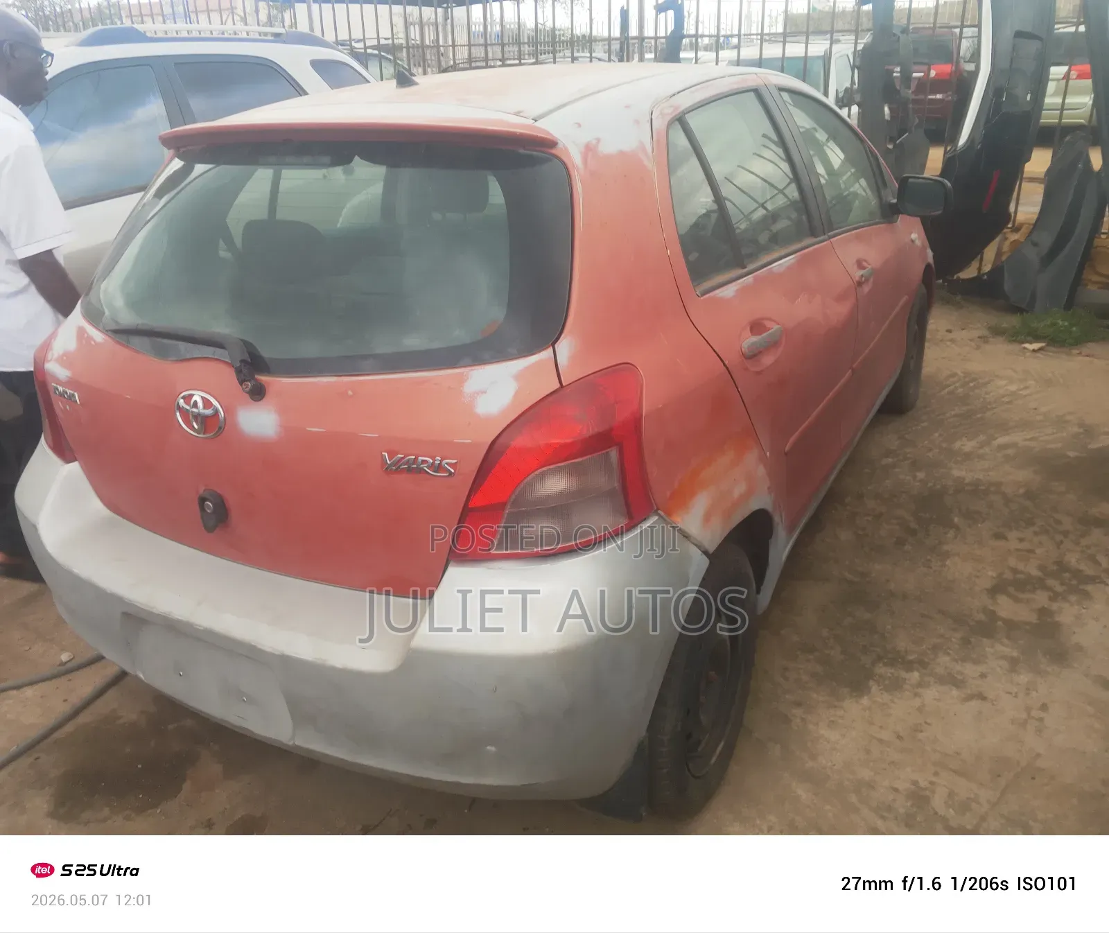 Toyota Yaris 2008 Red