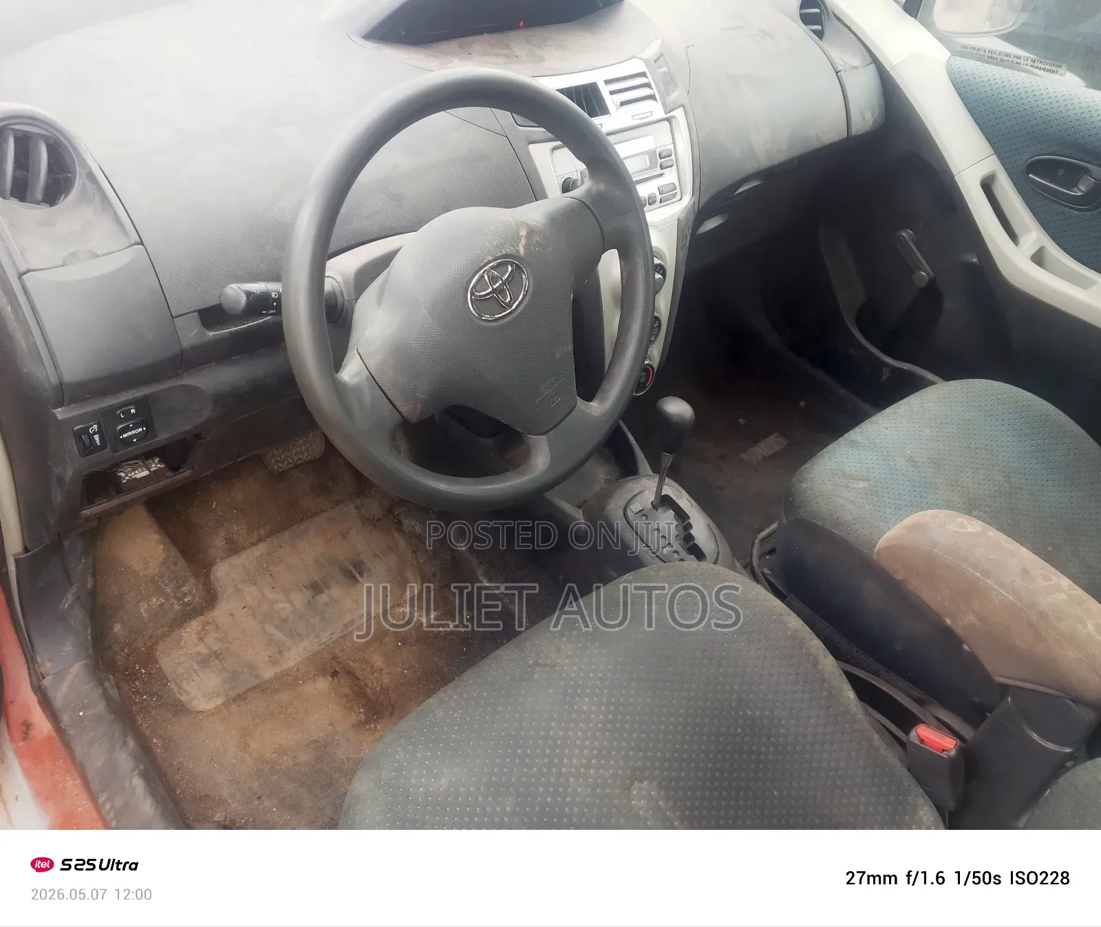 Toyota Yaris 2008 Red