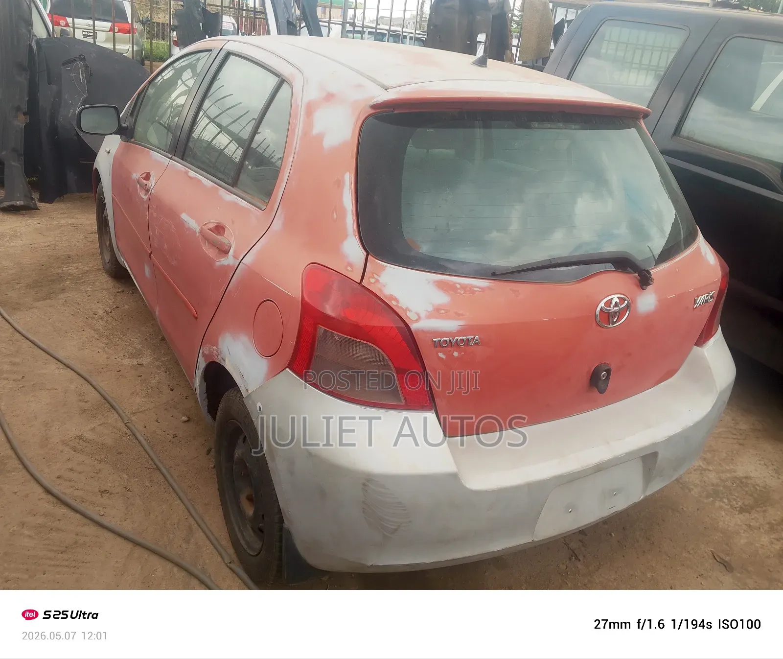 Toyota Yaris 2008 Red