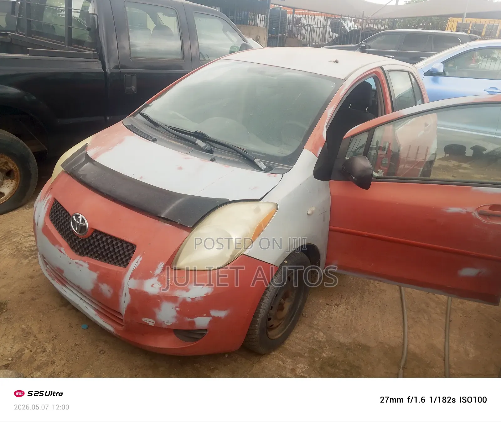 Toyota Yaris 2008 Red