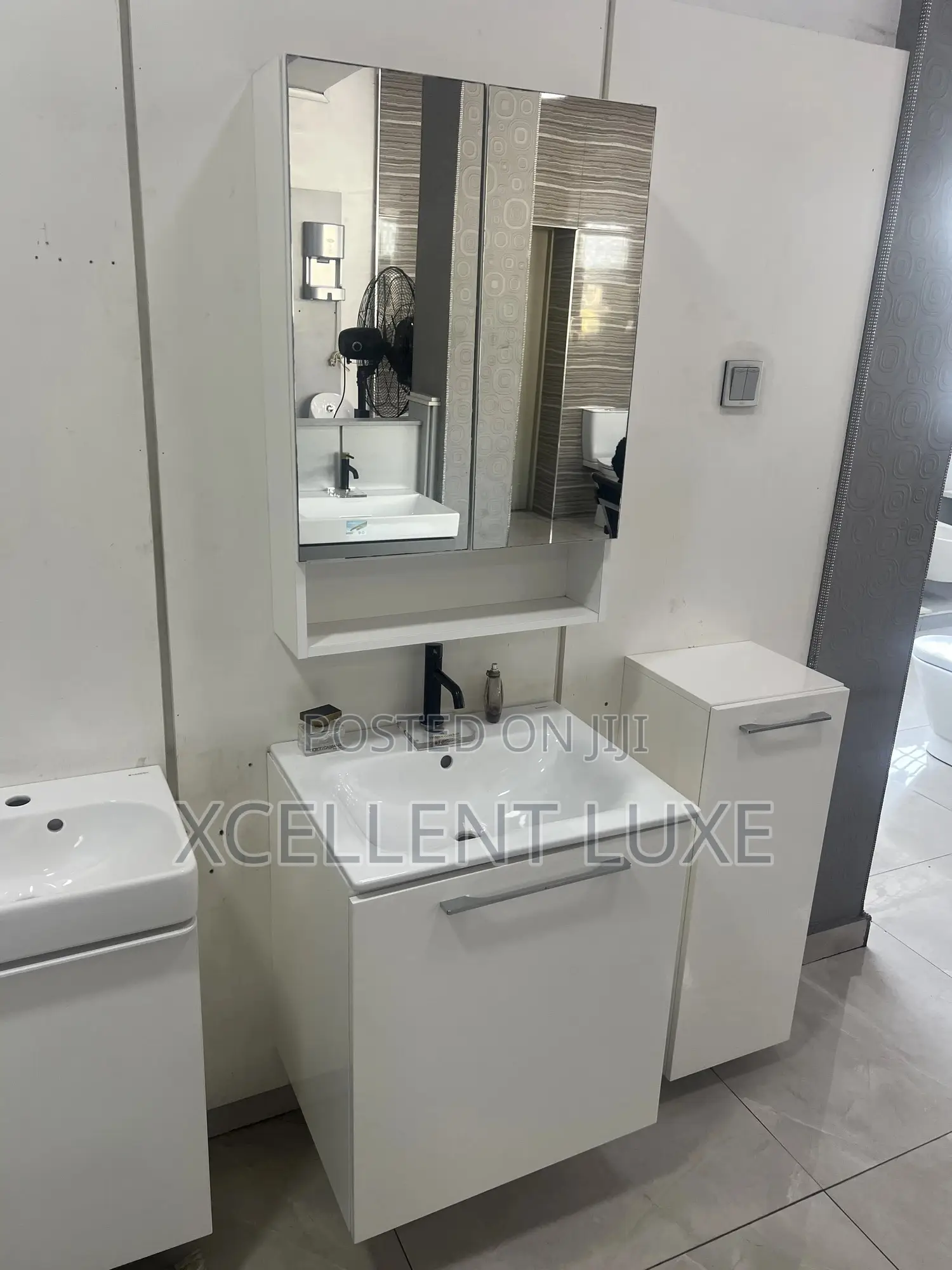Geberit Bathroom Cabinet Vanity With Side Shelf