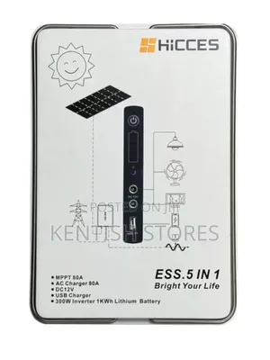 All in 1 Lithium Battery Solar System 1kva 300w Output