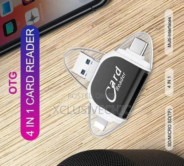 4 in 1 Otg Card Reader