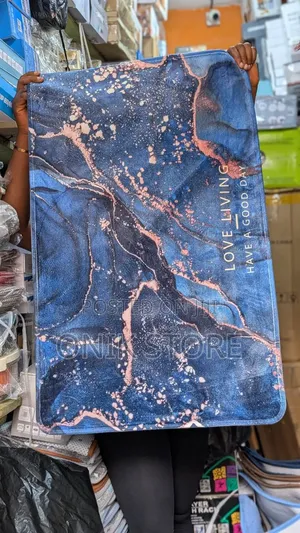 80cm by 50cm Sapphire Marble Doormat