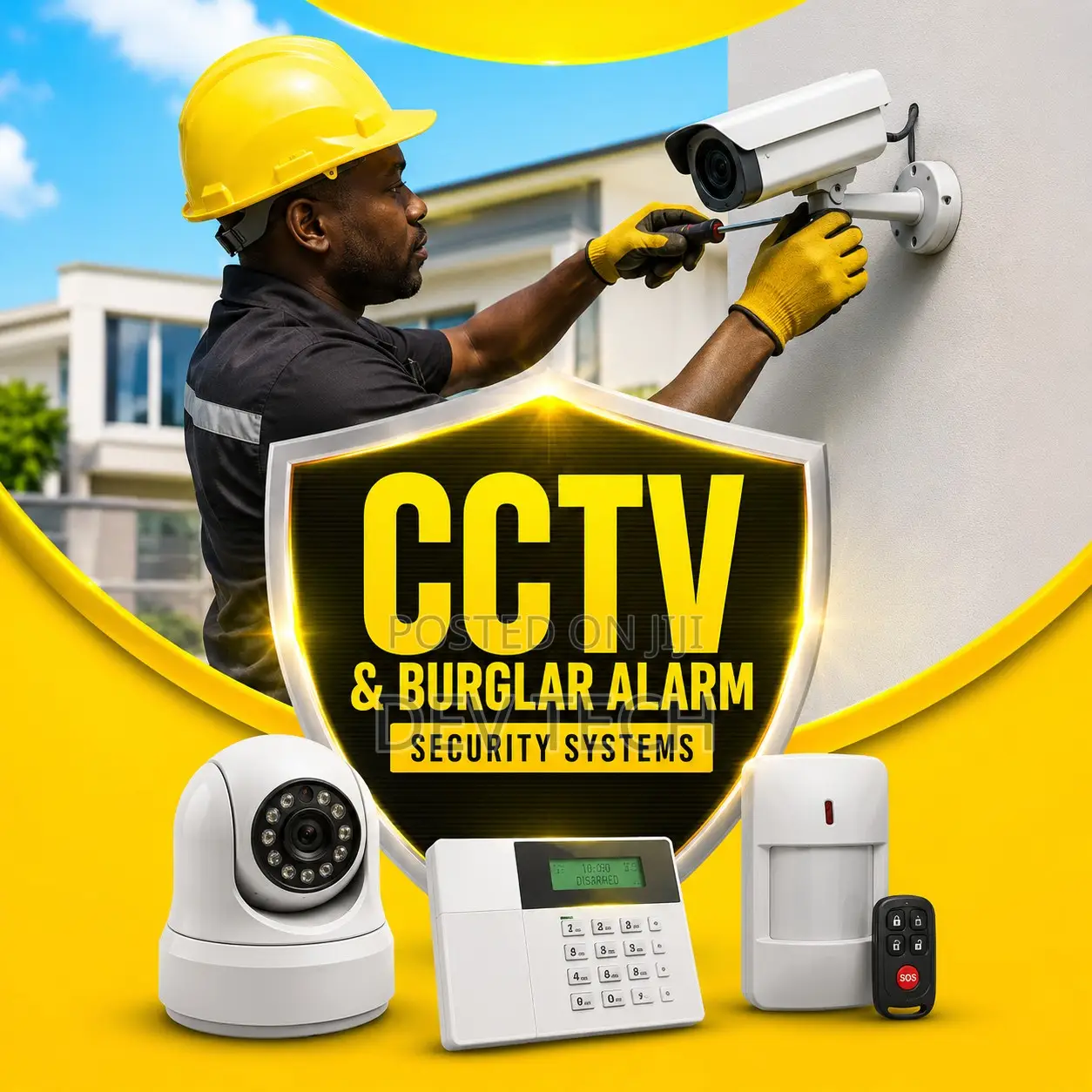 CCTV Camera Burglar Alarm System Installation Services