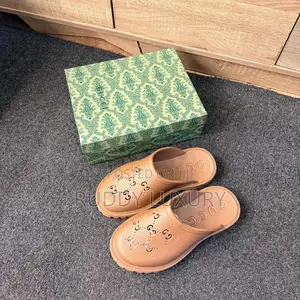 Gucci Elea Rubber Platform Mules