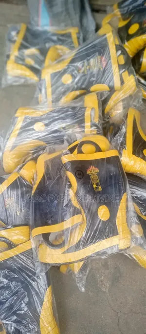New Black And Yellow Rubber Firefighters Boots