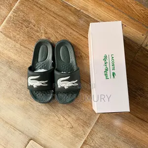 Lacoste Men’S Croco Dualiste Slides
