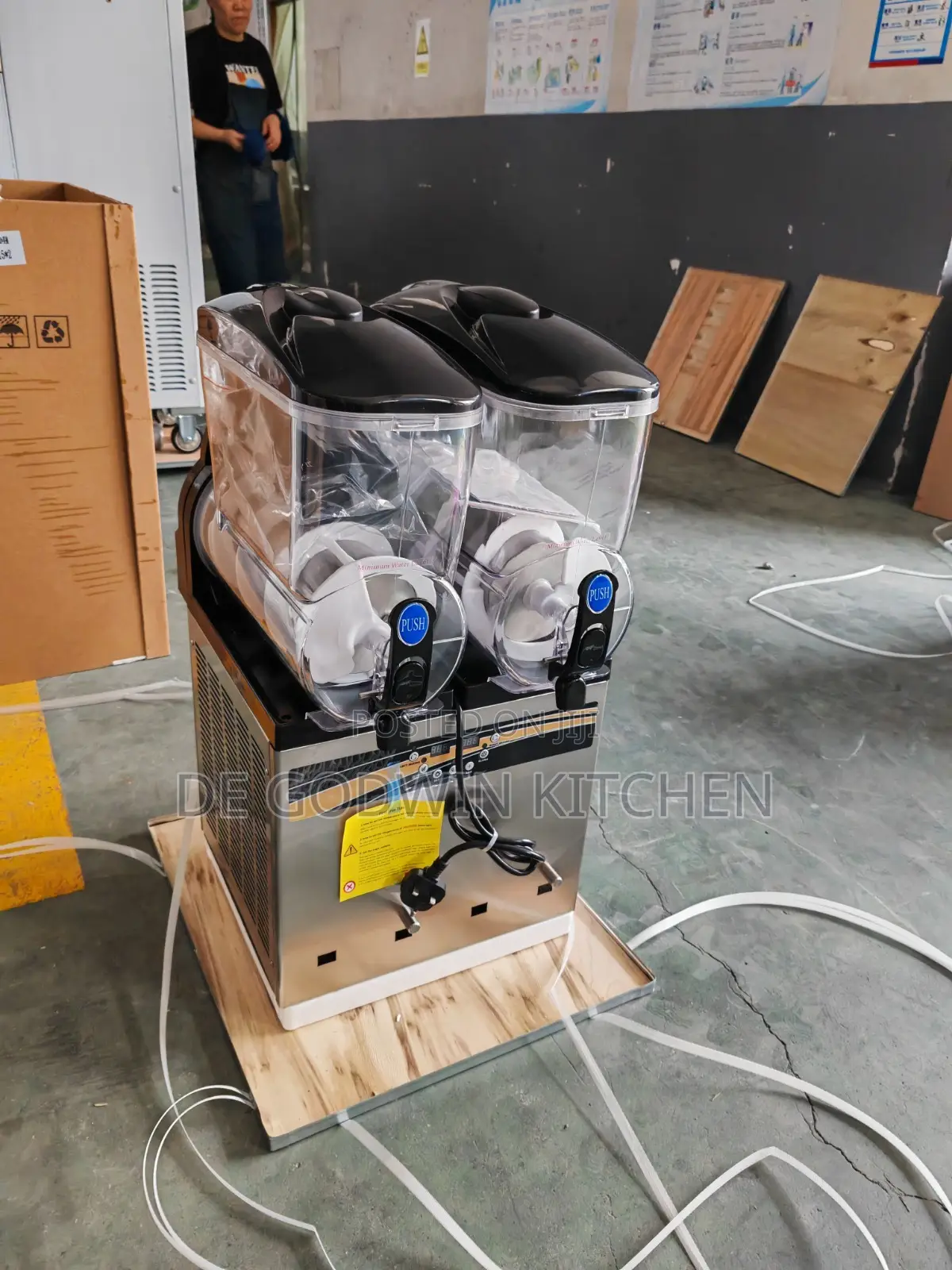 Double Chamber Slush Machine