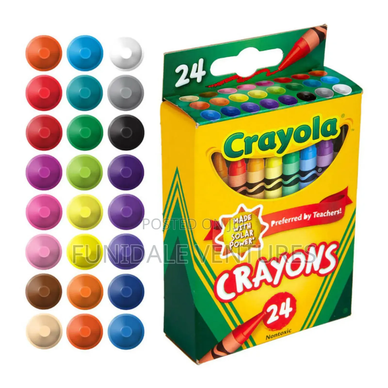24ct Crayola Wax Crayons