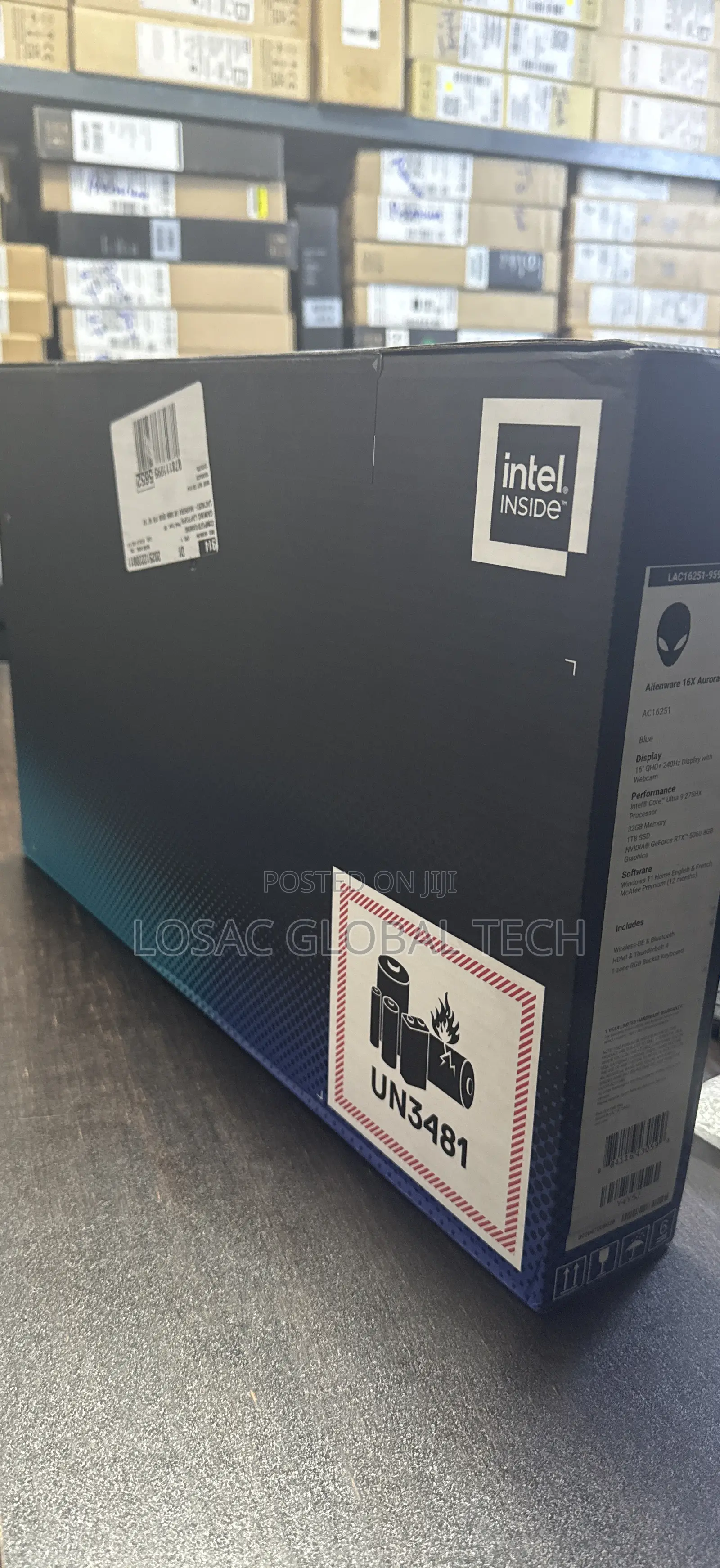 New Laptop Alienware 16x Aurora 32GB Intel Core Ultra 9 SSD 1T