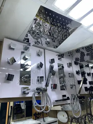 Chrome 6 Ways Conduit Shower With 6body Jets 3control Nubs
