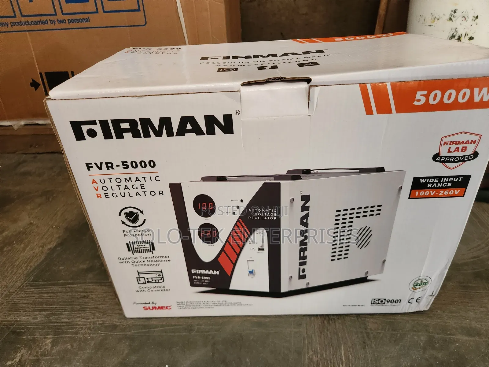 Firman Stabilizer 5000watts