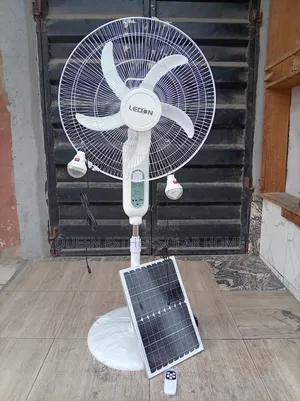 Ledon 18 Inches Solar Fan With Panel