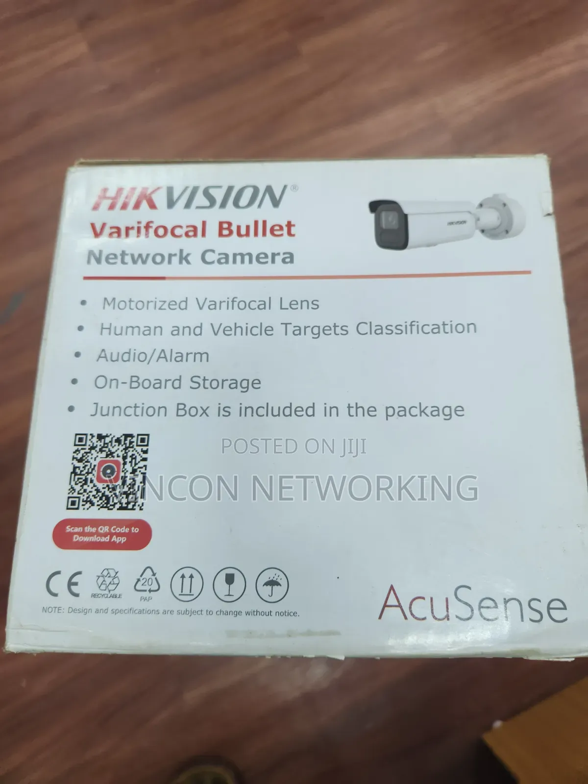 Hikvision Acusense Varifocal Bullet Camera