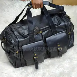 Genuine Leather Travel Duffel Bag – Strong, Spacious Stylish