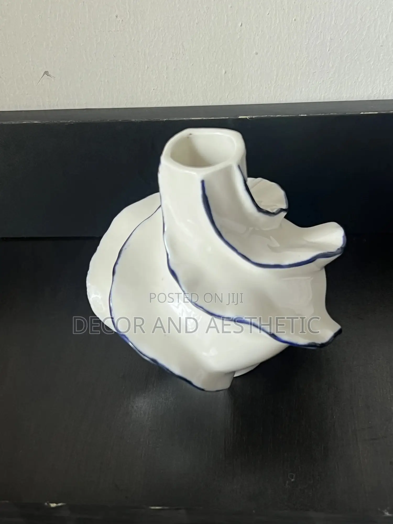 White Vase (With Flower to Match)