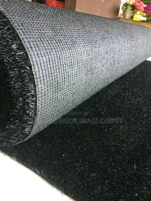 Black Artificial Grass Carpet