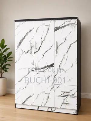 Modern 3-Door Wardrobe Cabinet / Clothes Closet