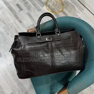Genuine Leather Travel Duffel Bag – Strong, Spacious Stylish