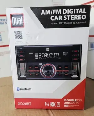 Dual Electronics Xd28bt,Car Stereo Head Unit,Double Din With Bluetooth
