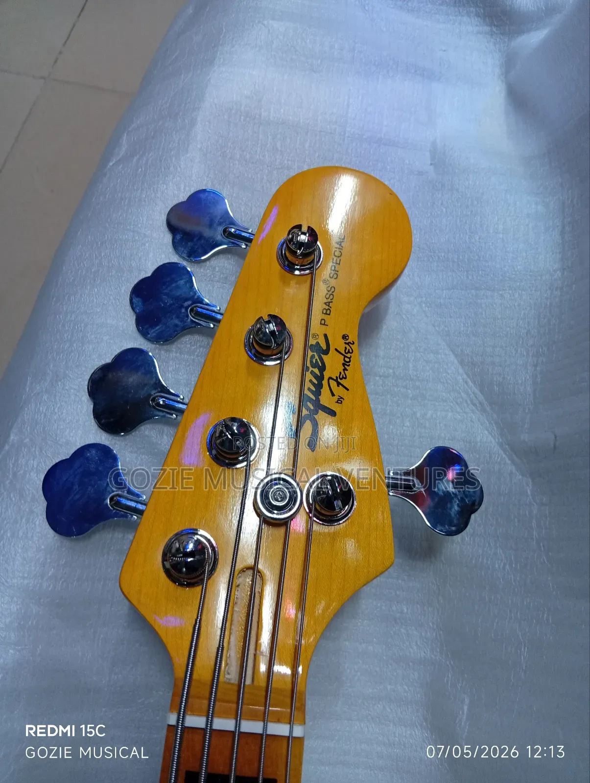 Squier by Fender P Bass Guitar Five String Active Bass Guitar