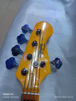 Squier by Fender P Bass Guitar Five String Active Bass Guitar