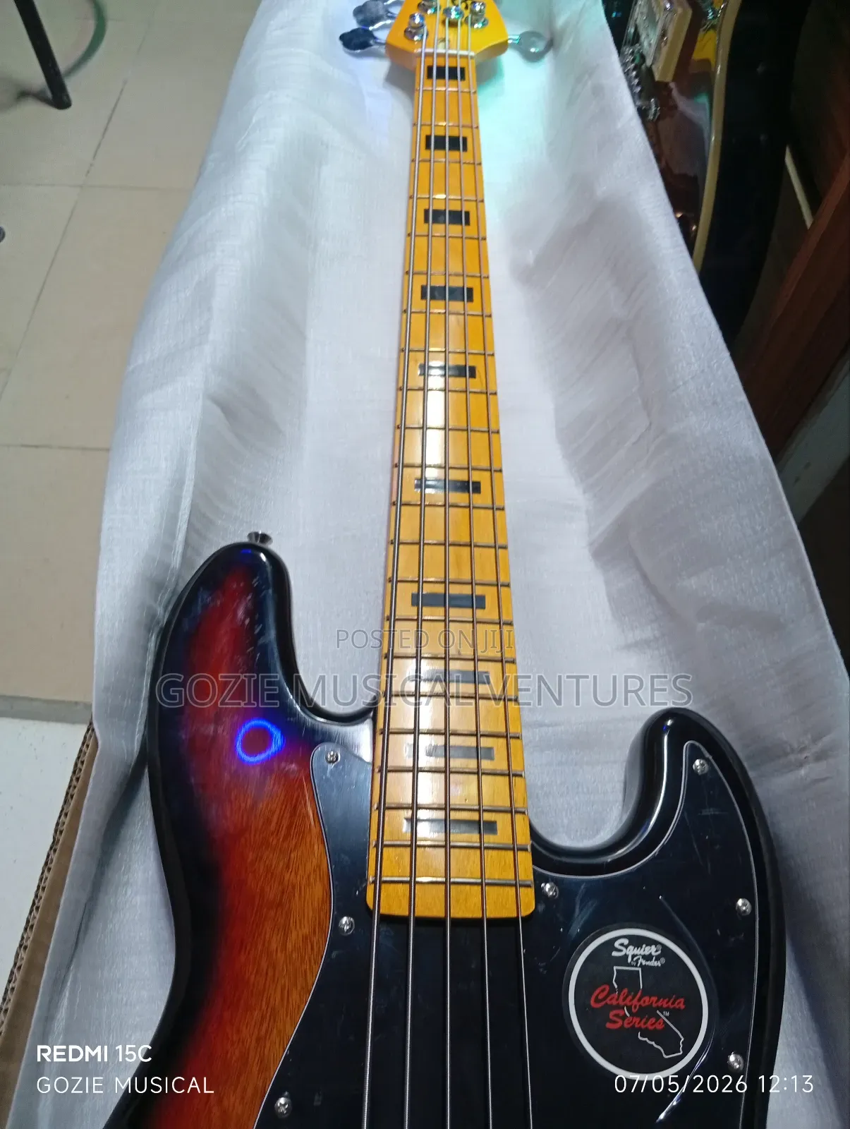Squier by Fender P Bass Guitar Five String Active Bass Guitar