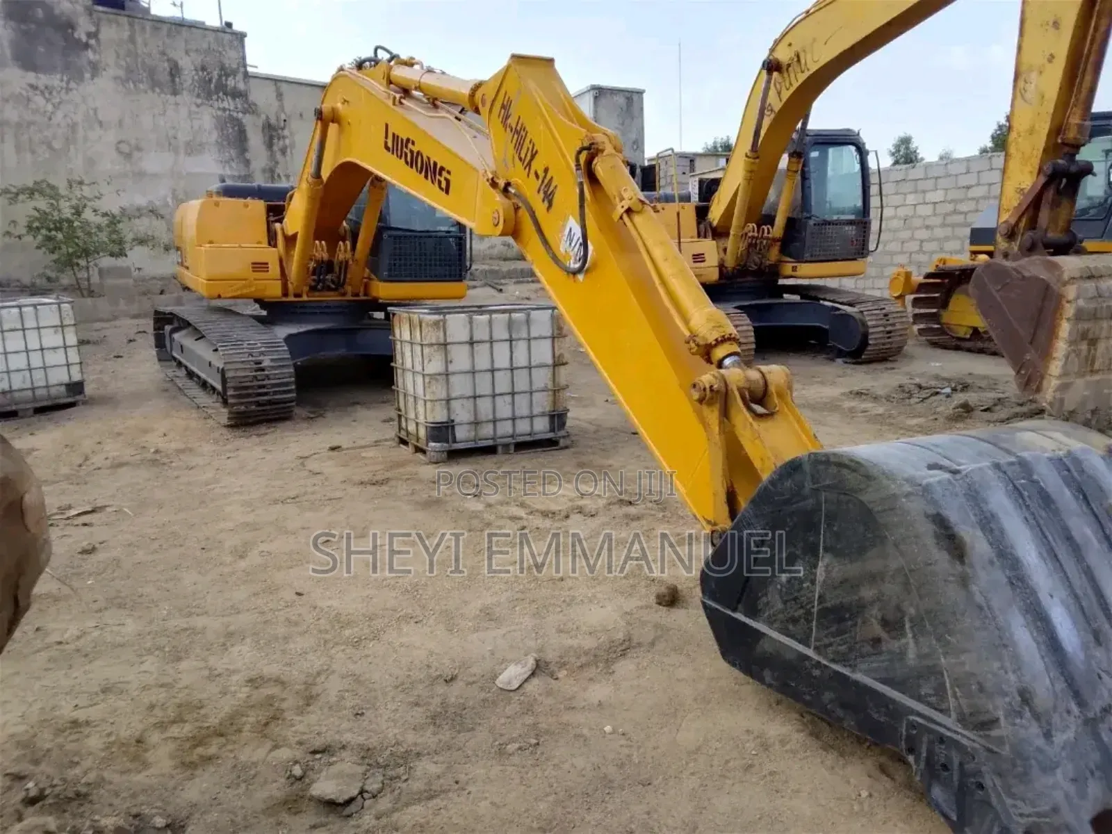 Bulldozer and Excavator